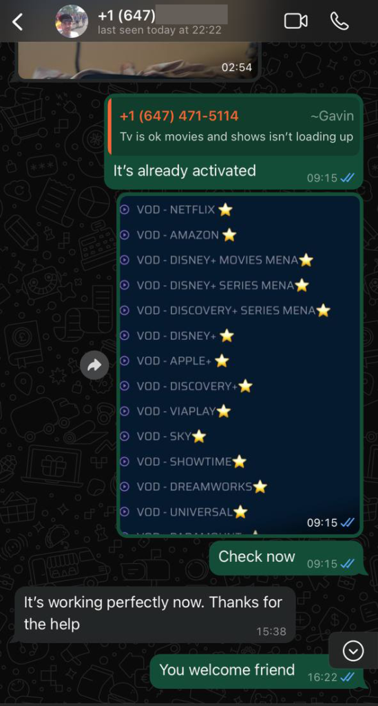 Home 73 Recensioni su Whatsapp IPTV